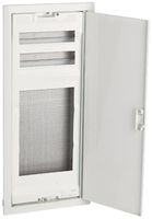 UP Multimedia Verteiler Legrand 2 reihig 26TE, mit Tür, weiss