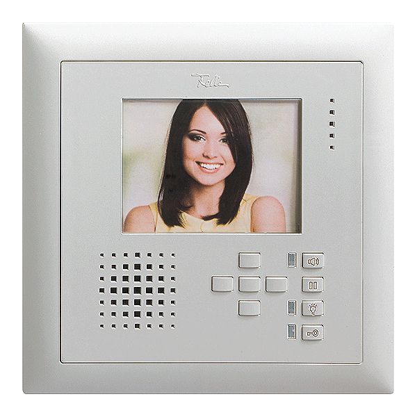 Poste mains-libres vidéo ENC EDIZIOdue FMI silver