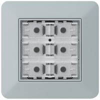 Pulsante KNX INC KTR p.6×tasti 6×punti azionamento LED grigio