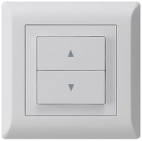 UP-Storentaster kallysto.line hellgrau mit 2 Funktionstasten Steckklemme