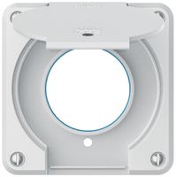 Oberteil robusto für Steckdose IP55 mit Runddichtung & Linse weiss