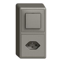 Combinazione AP EDIZIOdue 3/1P+T13 grigio scuro