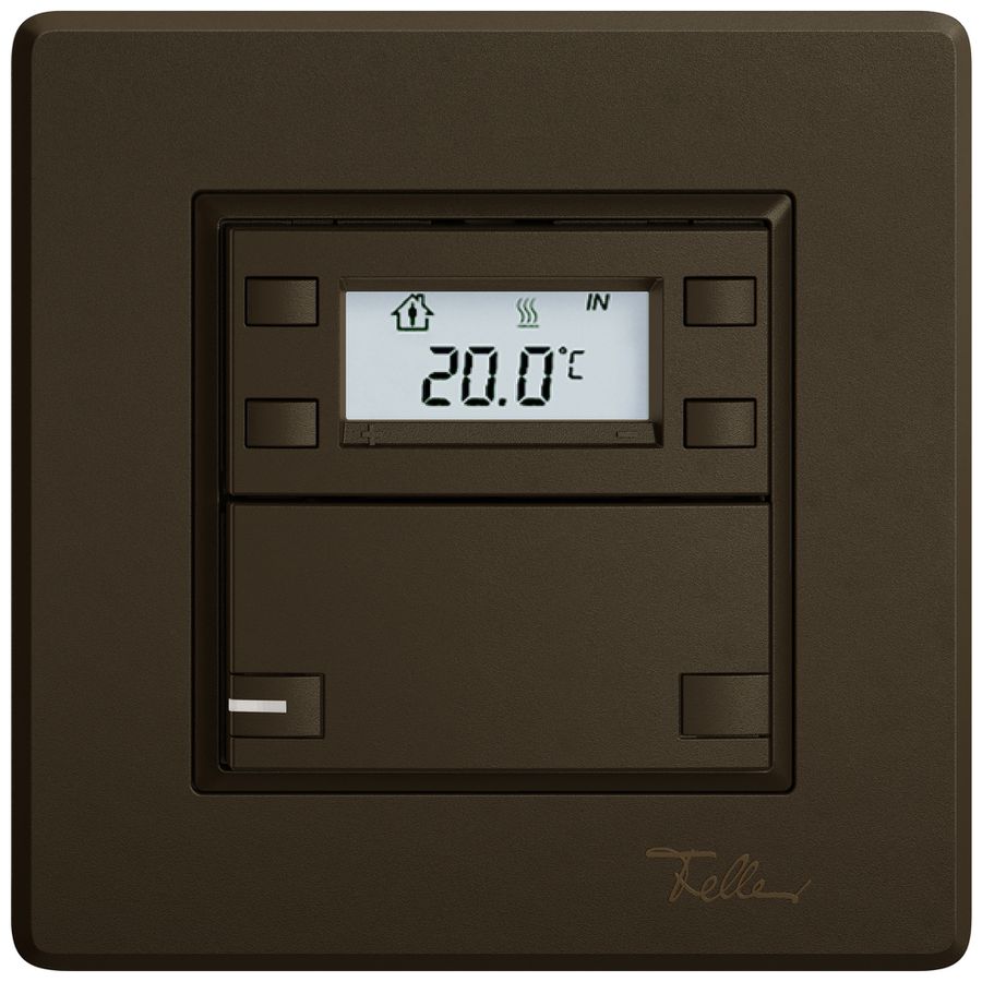 UP-RTH-Taster EDIZIO.liv SNAPFIX® m.RGB-LED 1×Taste 2-Tbed.br