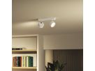 Spot LED Philips Bracia 11W 1100lm 2700K 110° 260×80.5mm blanc 2×Spot
