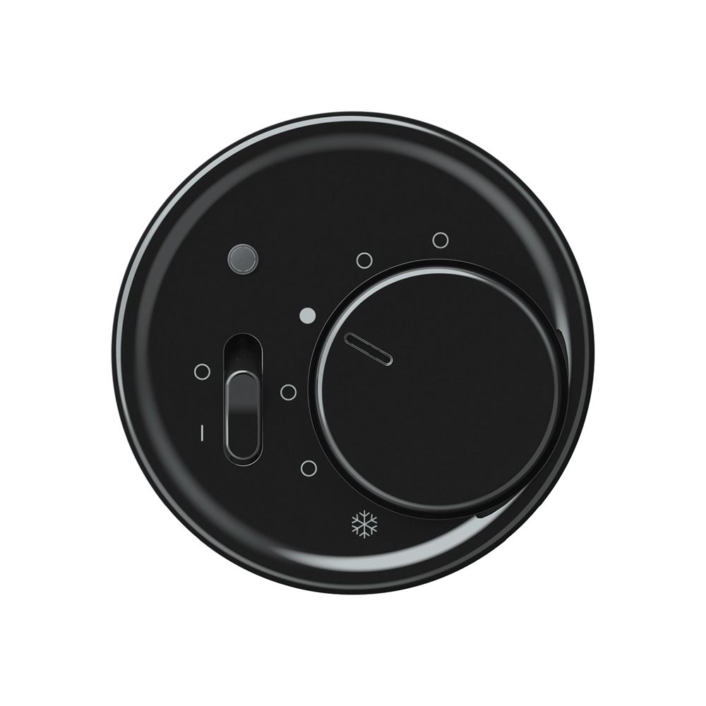 Termostato ambiente origin con interruttore 230VAC 5…30°C 10A nero