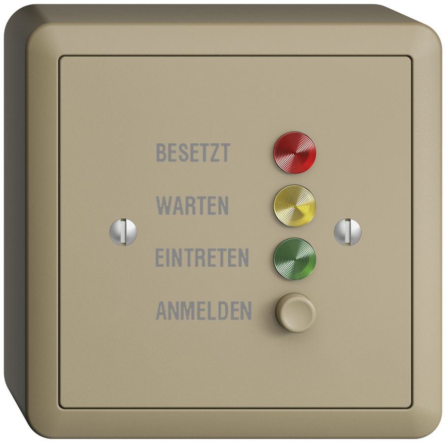 AP-Türstation für Rufleuchte deutsch, EDIZIOdue sand