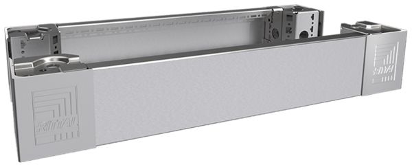 Cache-socle Rittal VX 8620.050 600×100×24mm face/revers acier affiné 2pcs