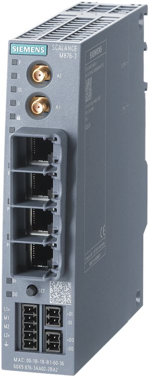 Router Siemens SCALANCE M876-3, 3G HSPA+/EV-DO, VPN firewall NAT 1DI/1DO, 4-port