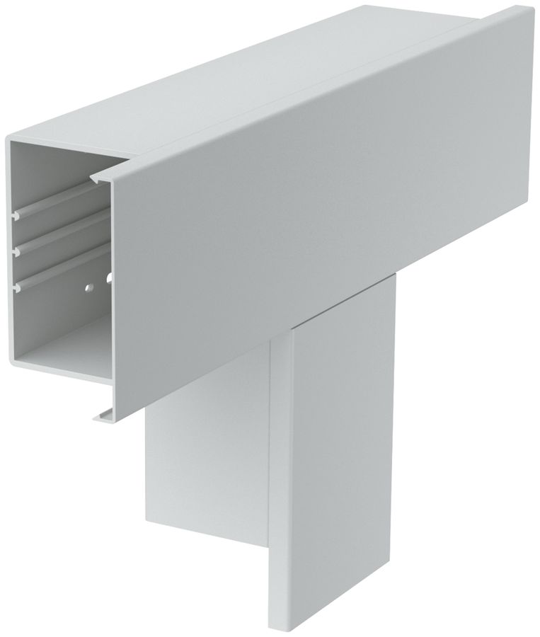 Dérivation T Bettermann 400×130×100mm, PVC, gris clair, 7035
