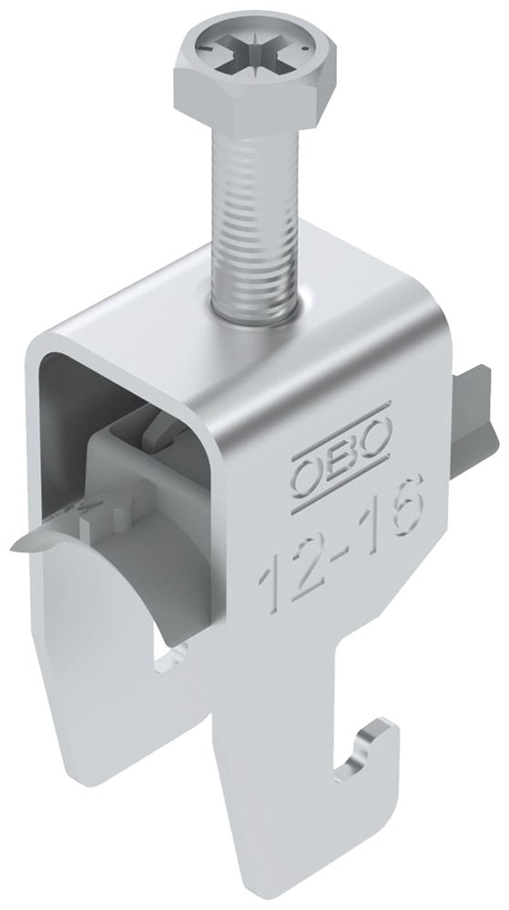 Fixation rapide BET 2056 pied à U matière synthétique 12…16mm 1×câble aluminium