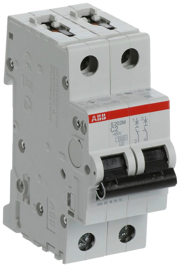 Disgiuntore ABB S202M-C2 2A C 10kA