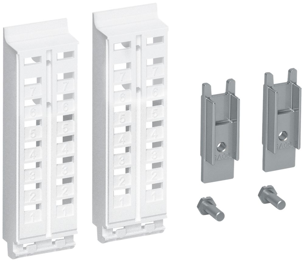 Fissaggio Hager per barra nell'armadio FR CP I 275mm altezza regolabile