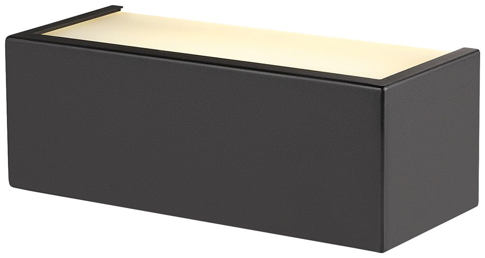 Applique LED SLV CHROMBO 8W 790lm 930 REG 300×90×100mm nero