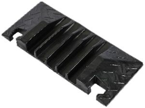 Terminale DEM CP-5 per canale guidacavi a pavimento gomma 445mm ne