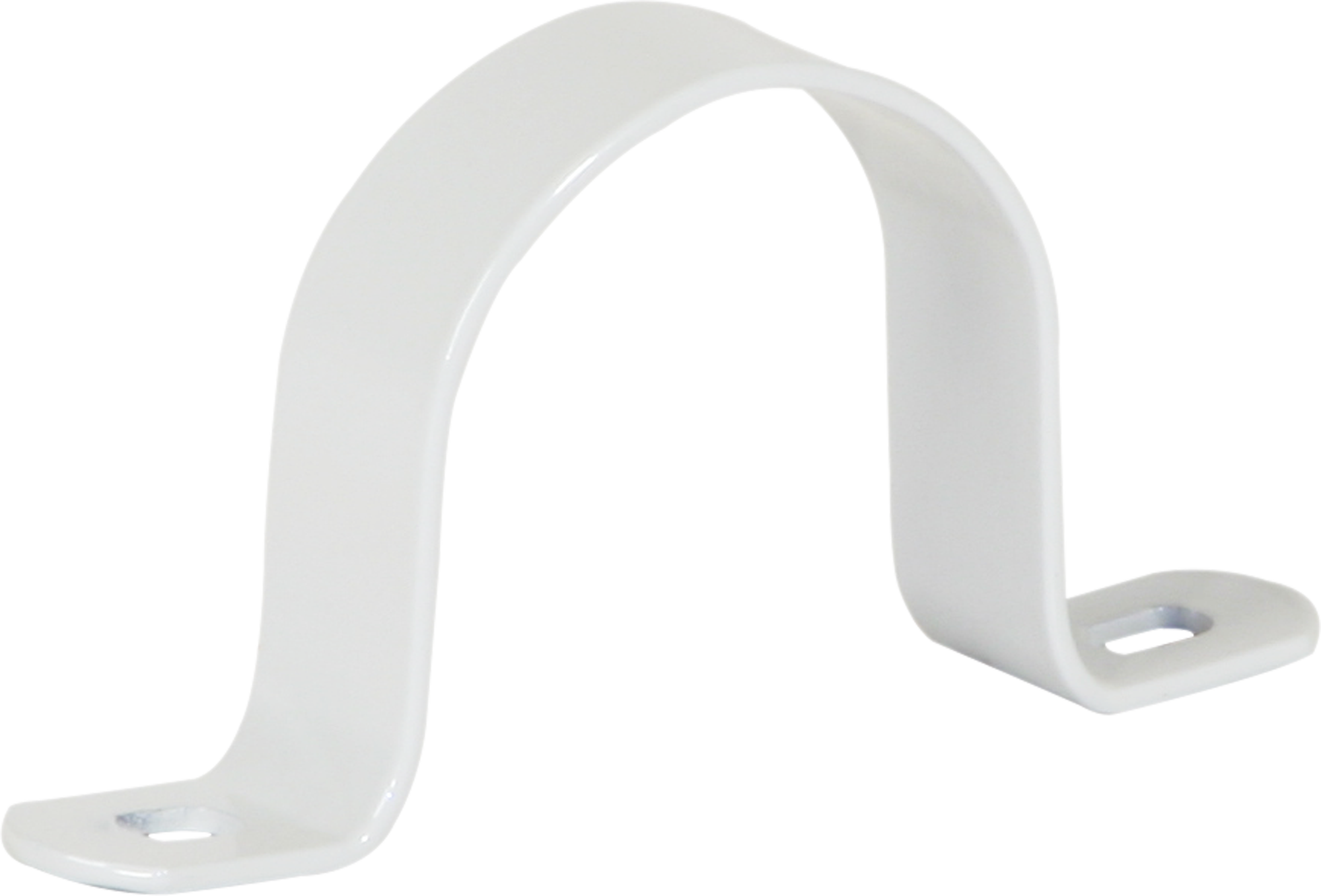 Bride Plica 2-lappig M40 Stahl lackiert hellgrau