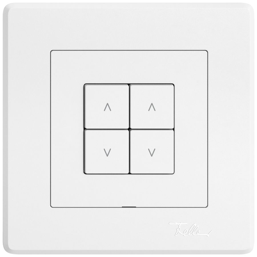 Interruttore tapparelle INC EDIZIO.liv Wiser SNAPFIX® 2 canali 4 tasti WLAN bi