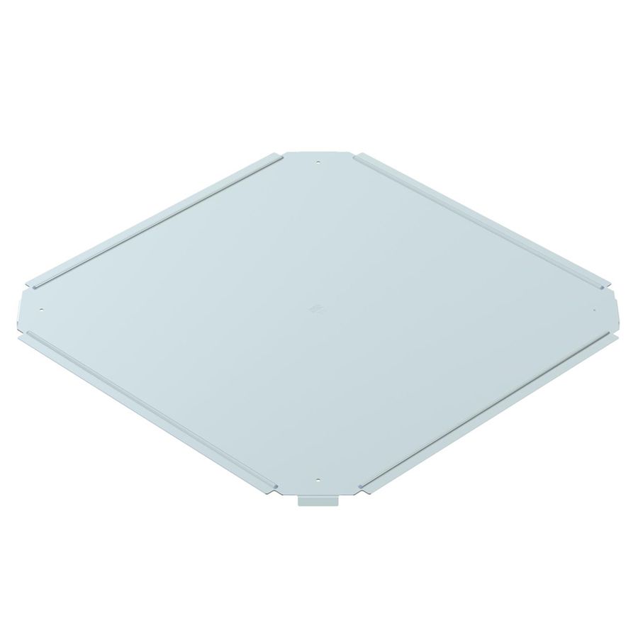 Coperchio BET RKD p.pezzo a croce 400mm acciaio zincato a nastro zinco-alluminio