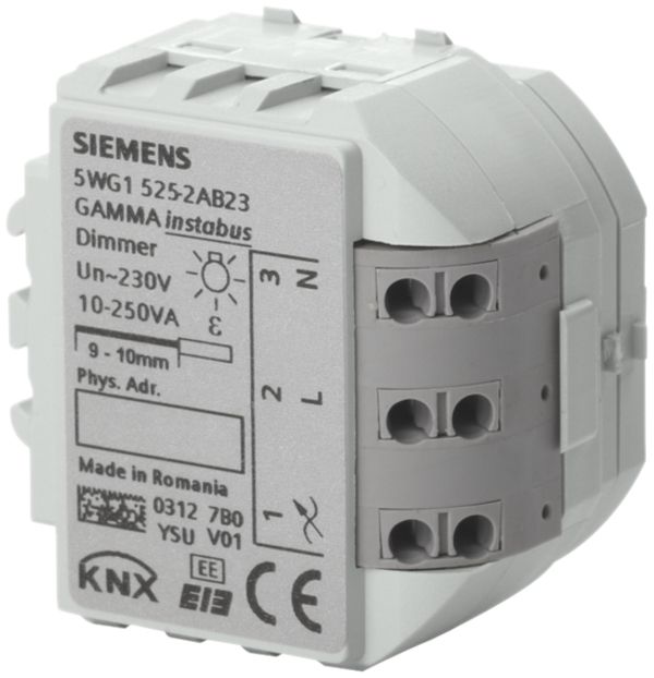 EB-KNX-Dimmaktor universal Siemens 10…250VA RS525/23