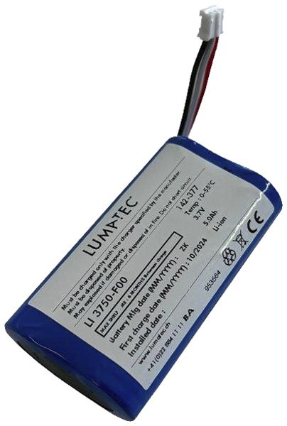 Accu Lumatec 3.7V 5000mAh ions de lithium 67×38×19mm