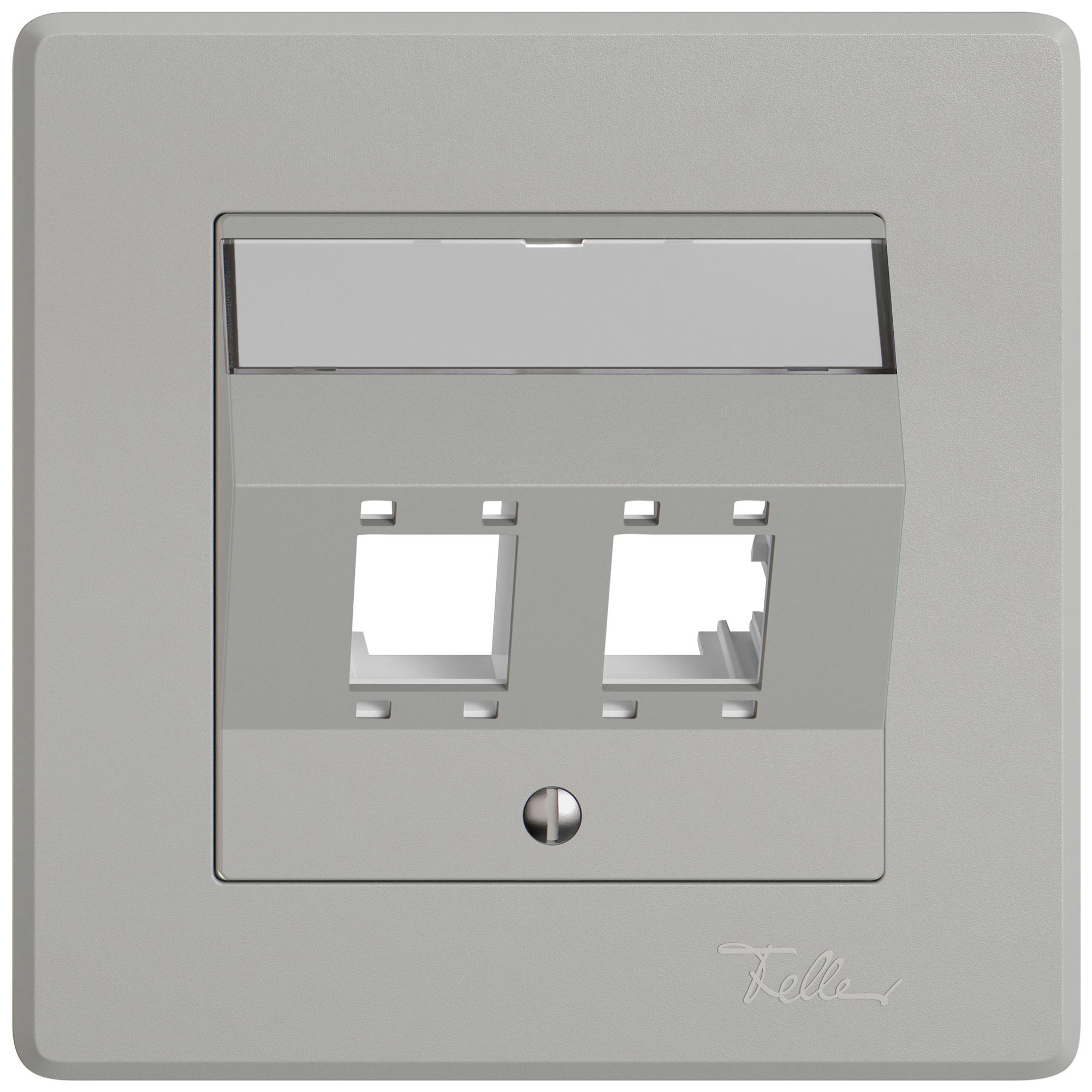 Kit di montaggio INC EDIZIO.liv SNAPFIX® per freenet cat.5e/6 2× grc