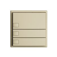 KNX-Taster RGB EDUE, 250mW, o.LED, 3×Taste, 1×Tastenb., van