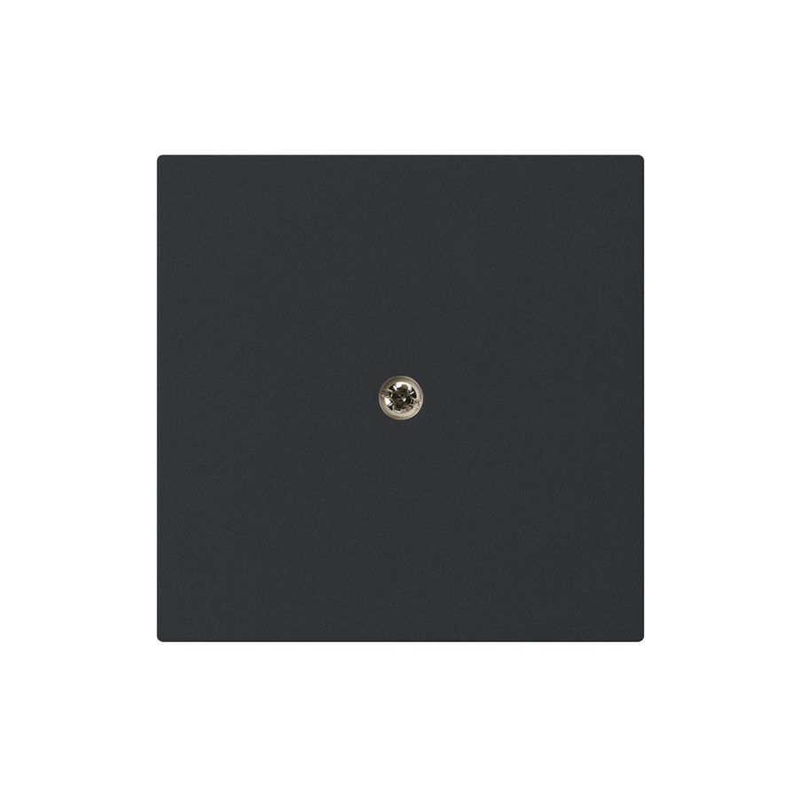 Frontplatte kallysto blind schwarz 60×60mm