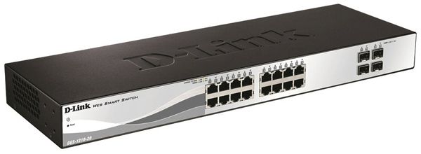 Switch D-Link DGS-1210-20/E, 20-port smart managed Layer2/3 Gigabit