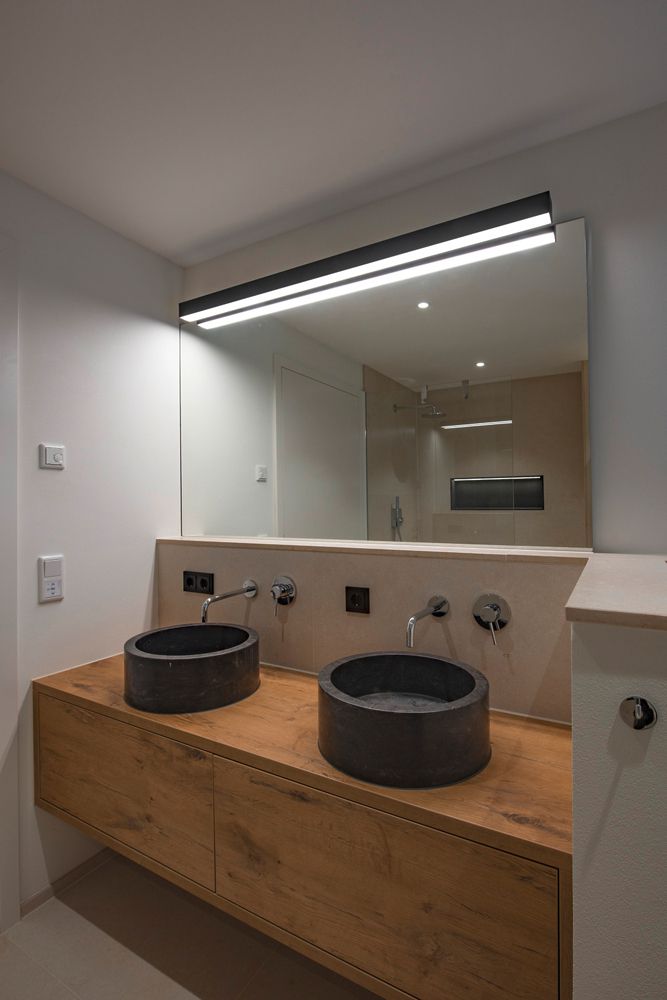 Lampada a muro LED SLV Q-LINE, 42W 230V 3000K 3800lm IP20 nero