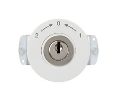 Einsatz zu Schlüsselschwenktaster basico 1L Wechsler Zylinder KABA 8 2-0-1 weiss