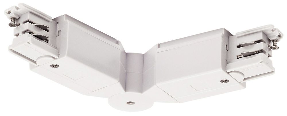 Flex-Verbinder SLV für AP-Stromschiene S-TRACK 3-phasig, weiss