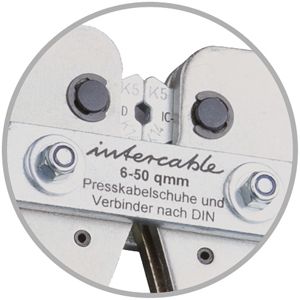 Utensile per crimpatura manuale Intercable MPD50S, 6…50mm²