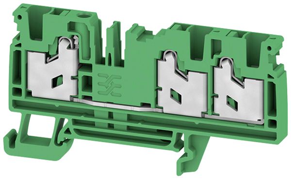 Borne de passage joignable WM S3C 4mm² 32A 1000V ressort 3×1 DIN35 vt