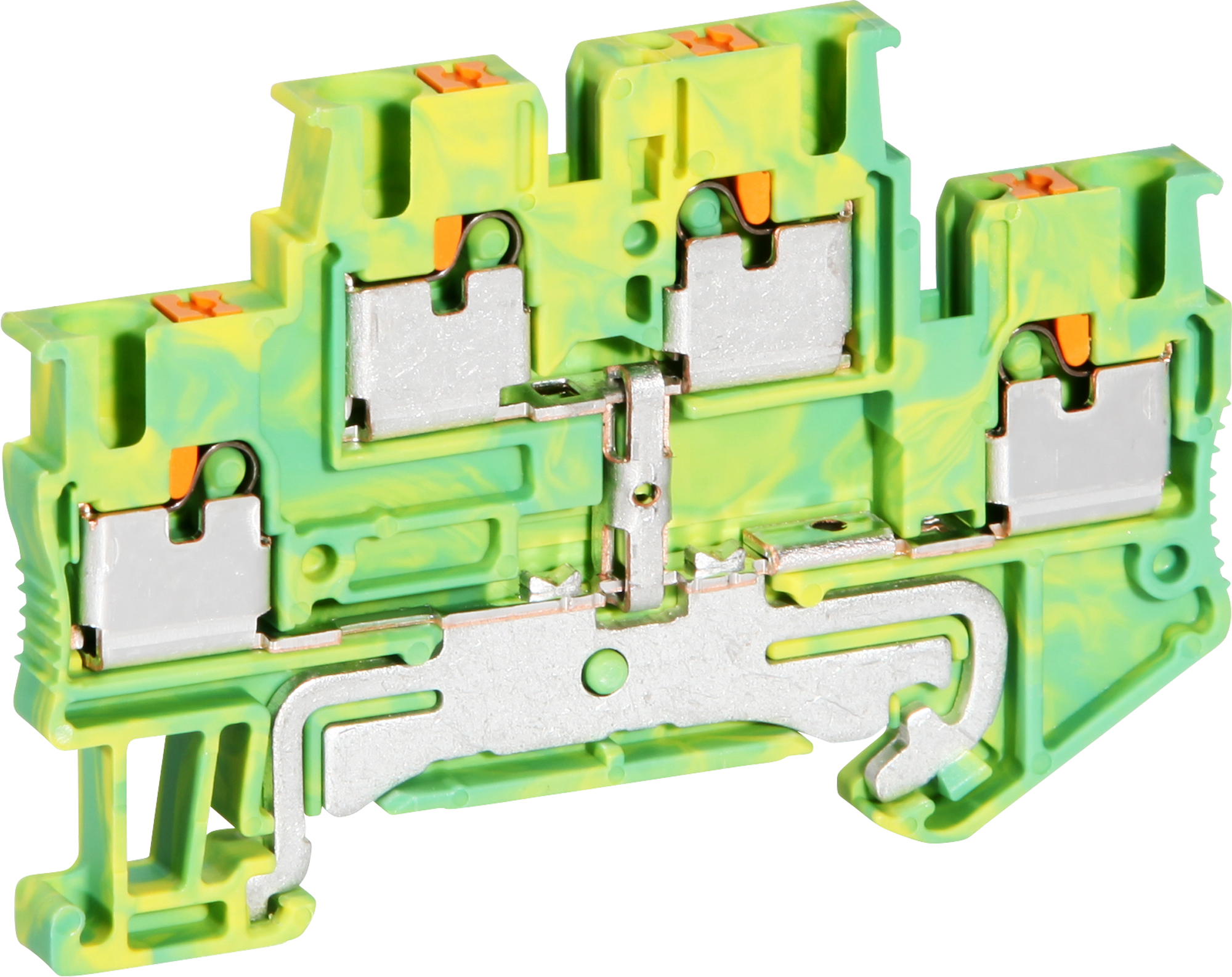 Morsetto 0.14…4mm² verde/giallo AWG26…12