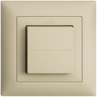 Pulsante RF EnOcean Feller EDIZIOdue FMI, 2c/1t, senza batterie, vanille