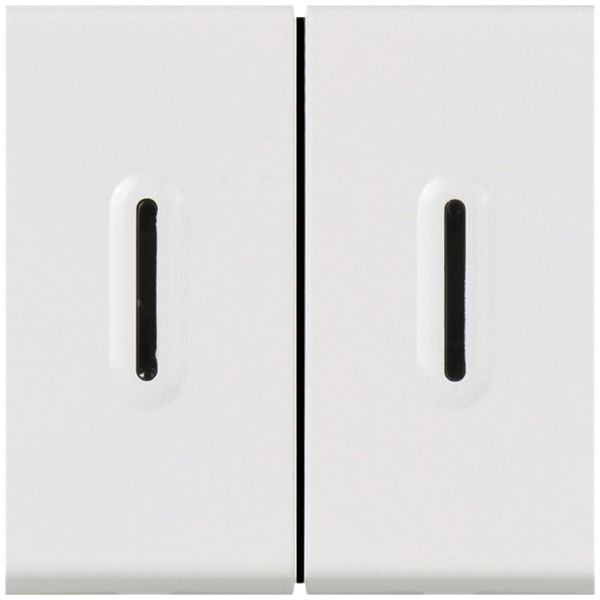 Contact à bascule INC MOS 2×AR 6A blanc 2modules