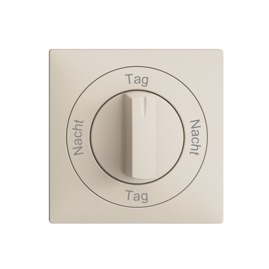 Frontset Nacht-Tag-Nacht-Tag EDIZIOdue 60×60mm crema