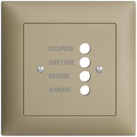 UP-Frontset EDIZIOdue sand 88×88mm für Türstation 1334.I
