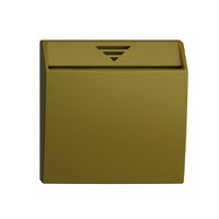 Frontset EDIZIOdue olive 60×60mm zu Hotelcard 230VAC