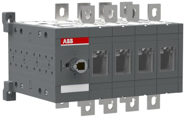Commutateur de charge ABB OT400E04C, 4P 400A/690V, commutation ouverte I-O-II