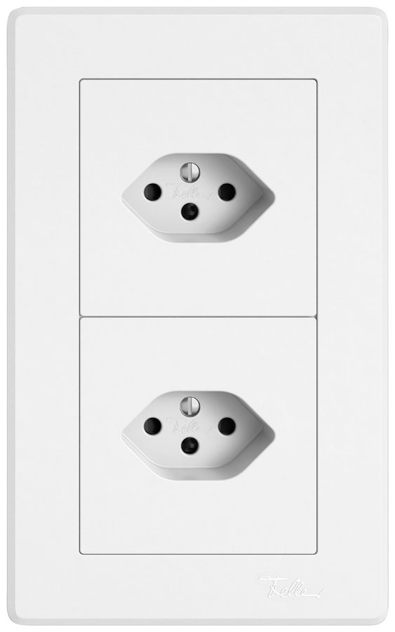 Combinaison ENC EDIZIO.liv SNAPFIX® 2×1 156×96mm 1×T13+1×T13 blanc