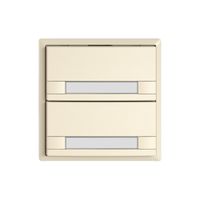 Universaltaster EDIZIO.liv UNI SNAPFIX® 12…48V o.LED 2× Pap.cr