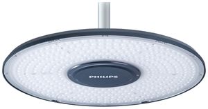 LED-Hallenstrahler Philips CoreLine 130W 25000lm 4000K IP66 VWB Ø430 grau