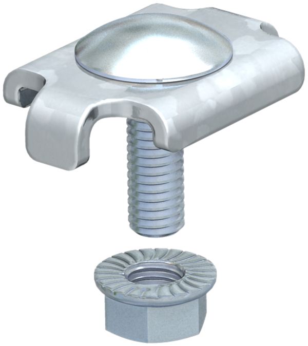 Klemmstück Bettermann zu Gitterkanal VA 1.4401