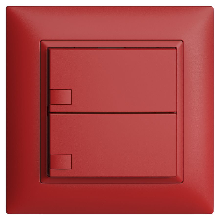 UP-KNX-Taster RGB EDUE FMI, 250mW, o.LED, 2×Taste, 1×Tastenb., ber