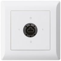 Interruttore rotativo INC kallysto.line 0/3L bianco per serratura senza cilindro