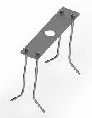 Kit d'ancrage béton pour Borne d'éclairage LED METOO