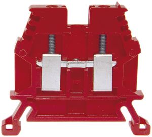 Borne de passage joignable Woertz 0.5…2.5mm² 24A 1000V vis 2×1 rail DIN 35mm ro
