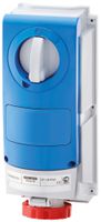 AP-Steckdose CEE Gewiss IB 4P 16A 380…415V rt 6h mechanische Verriegelung IP66