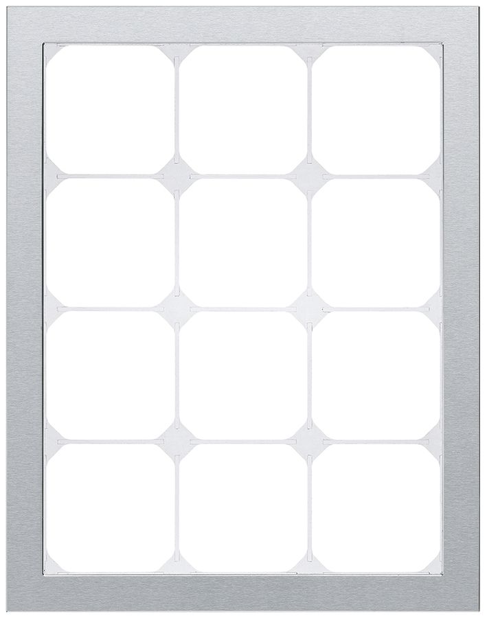 Abdeckrahmen KAL.art 4×3 274×214mm Edelstahl gebürstet