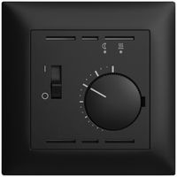 Termostato ambiente INC EDIZIOdue nero con sonda et cavo